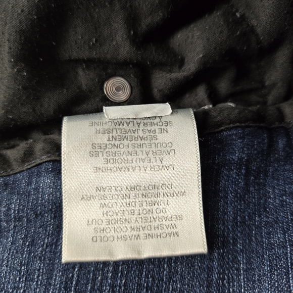 Women's 10 Jag Jeans Mid-Dark Wash silver stitching High Rise Straight Leg EUC - Picture 7 of 10